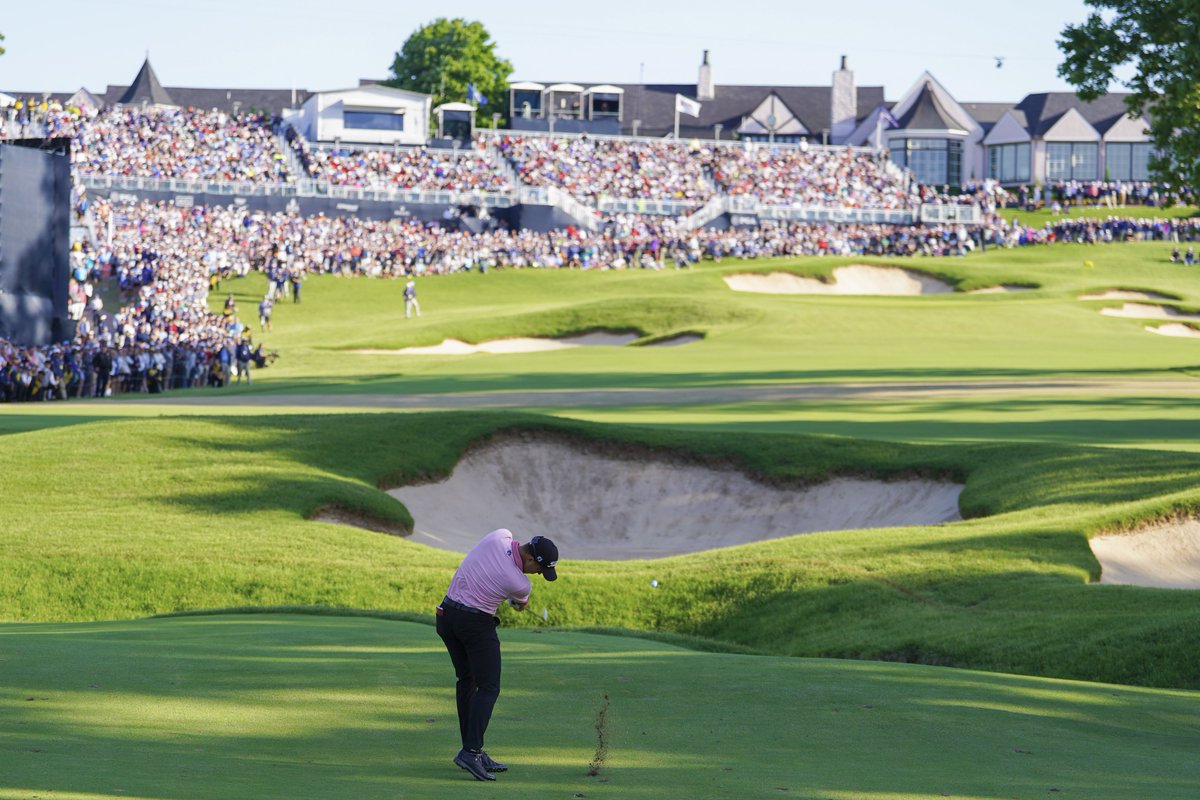 Southern Hills has hosted eight major championships, beginning with the 1958 U.S. Open. Since that time, only Augusta National has hosted more majors on U.S. soil. Oakmont will host its eighth next month. Who will hit this shot in 2032? <a href="/PGAChampionship/">PGA Championship</a> <a href="/SouthernHillsCC/">Southern Hills CC</a>