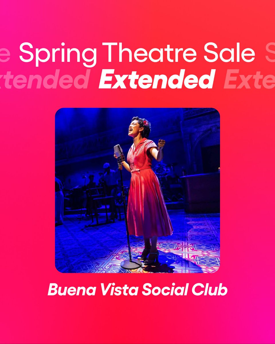 The 10-time Tony Award-nominated musical tells the true story of how the legendary band brought Cuban music to the world 🎵

Secure tix starting at $72 for a limited time:
go.todaytix.com/BueneVistaSoci…