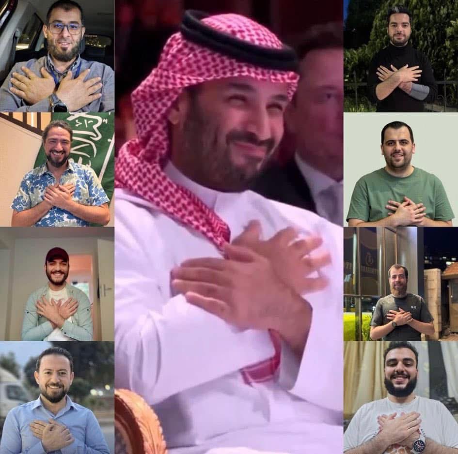 hai22200's tweet photo. شكرًا… واليد على الصدر
هكذا ردّ السوريون على فرحة ولي العهد محمد بن سلمان بخبر رفع العقوبات عن وطنهم 
 الامتنان لا يحتاج خطابات يكفي أن تخرج من القلب لتصل إلى القلب. 🇸🇦 https://t.co/7HtmtFdKTC