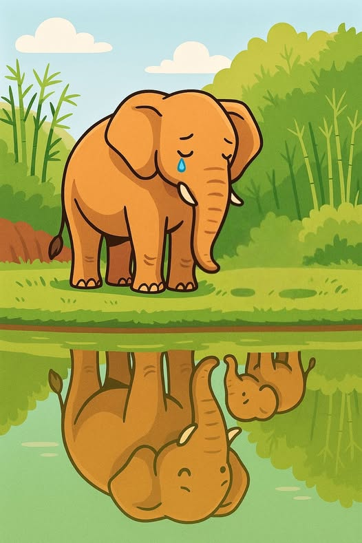 84KWhiteHair's tweet photo. A mother elephant’s tear reflects every mother’s heart. Roads are meant to connect, not to divide lives. 
Credit: Owen Yap https://t.co/hJhprIMpKB