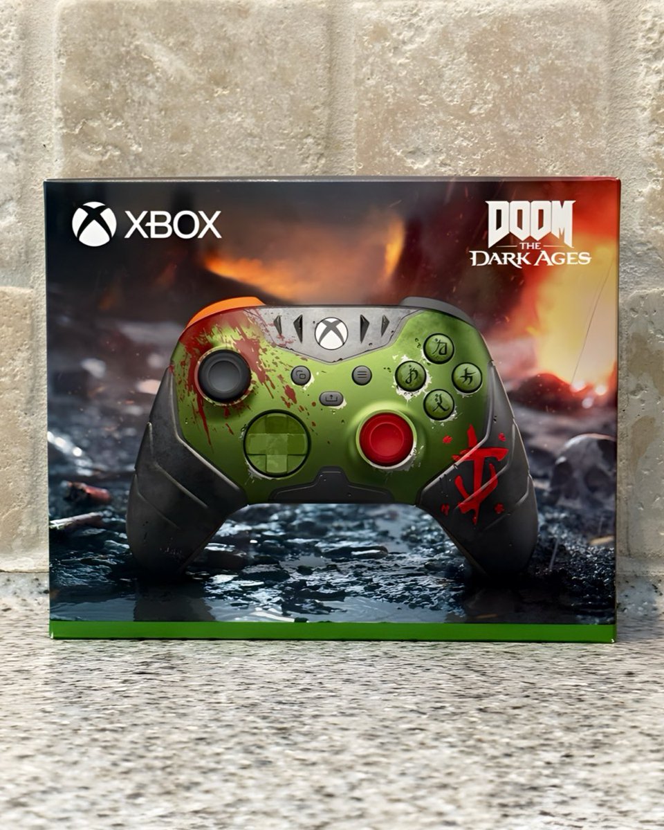 CockadoodleGG's tweet photo. ๐ฎ Fast fingers came through. โก๏ธ
Scored the Doom: The Dark Ages limited edition Xbox controller. Huge thanks to @pop_holmes for the timely link drop. ๐ฆ๐ฅ๐
#DoomTheDarkAges #XboxController #LimitedEditionGear #GamingCollectibles #FastFingers #LiveNerdy #CockadoodleShop https://t.co/ujHb33IEan