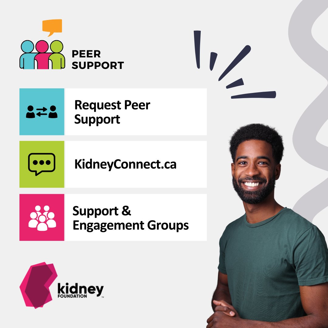#PeerSupport at The Kidney Foundation offers a way to connect with the kidney community. Join a support &amp; engagement group, or participate in a private online discussion forum #KidneyConnect to find people who are coping with the same challenges.
bit.ly/KF-Peer-Suppor…