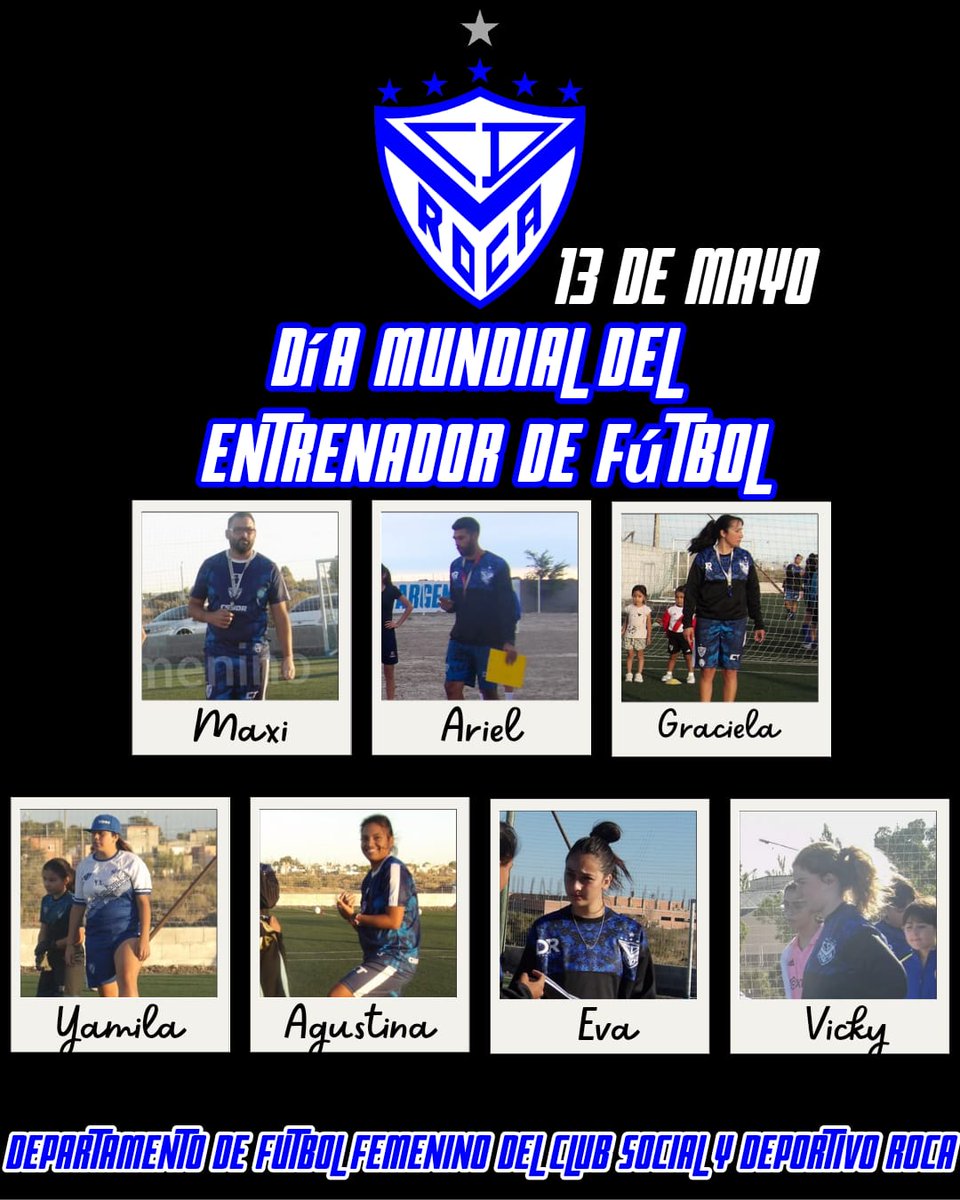 social_roca's tweet photo. Desde el Club queremos saludar a quienes forman, inspiran y lideran dentro y fuera de la cancha, como es el caso de los entrenadores y entrenadoras Maxi, Ariel, Graciela, Yamila, Agustina, Eva, Vicky, Tomas, Nico, Gonzalo, Franco, Leo, Ramiro y todos los que nos faltaron en las + https://t.co/7cwbHMHjrz