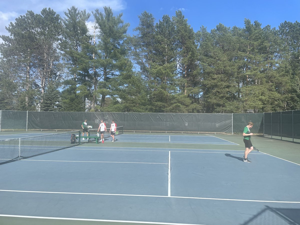 As tennis duals go, it’s a big one tonight at RHS as the Hodags host Medford w/ the lead in the GNC entering the conference tourney on the line. 

Hodags will be in 1st with any sort of win tonight. Medford &amp; Rhinelander tied w/ 4-3 Raider win. Medford leads w/ 5-2 win or better