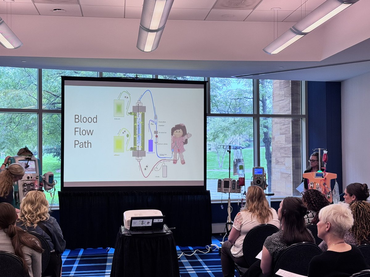 Lots of productive &amp; collaborative sessions at the inaugural #KidneyBee2025 Summit in Cincinnati Great to learn how Aquadex is a tool helping pediatric care teams manage fluid overload for their patients. More practical topics, RRT discussions, &amp; SIM content to come!
#CACN