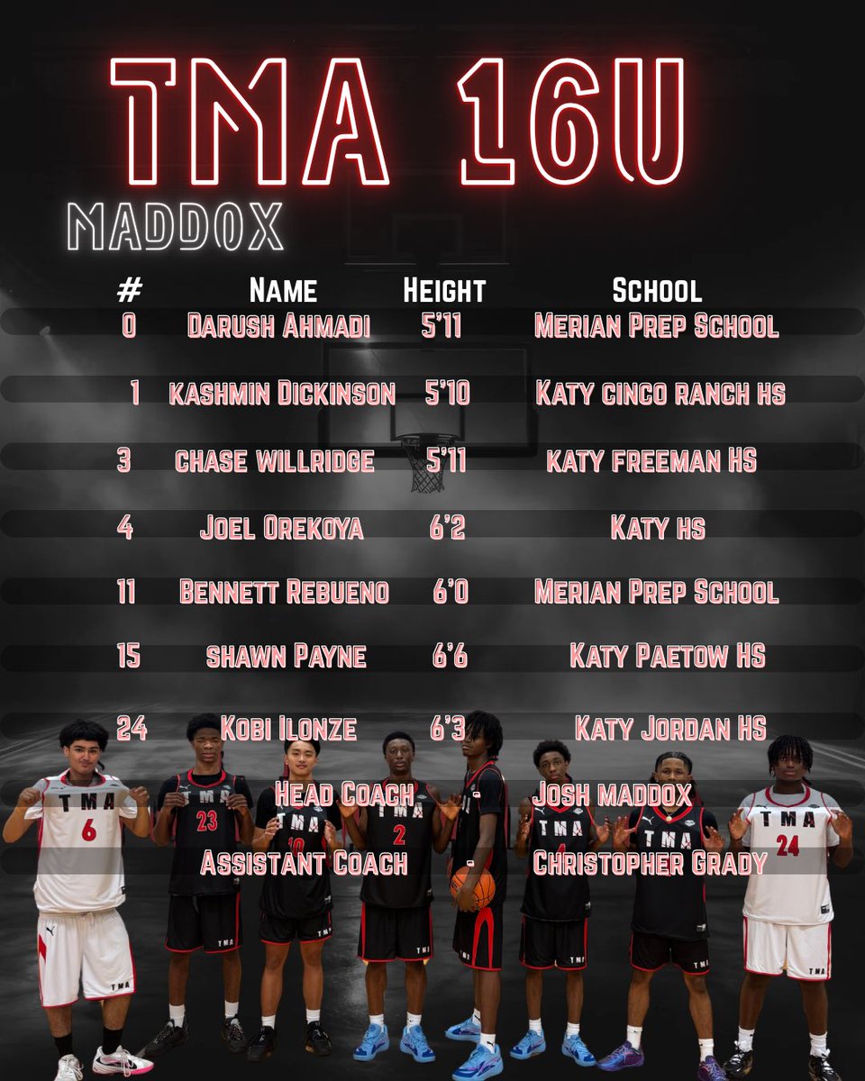 The Mile Academy Basketball (@themileacademy) on Twitter photo Big weekend ahead for our TMA 2027 Maddox. Make sure to check us out! Hereβs our full schedule.
<a href="/Coach_Steez_/">Josh Maddox</a> <a href="/PRO16League/">PRO16/NXTPRO League</a> <a href="/NxtProHoops/">NXTPRO Hoops</a>
<a href="/Shawn08980418/">Shawn Verdale Payne 3</a> <a href="/immchasee/">Chase Wilridge</a> <a href="/BennettRebueno/">Bennett Rebueno</a> <a href="/IlonzeKobi/">Kobi Ilonze</a> <a href="/JoelOrekoya4/">Joel</a> <a href="/kashpierre_/">Kashmin Dickson</a> Big weekend ahead for our TMA 2027 Maddox. Make sure to check us out! Hereβs our full schedule.
<a href="/Coach_Steez_/">Josh Maddox</a> <a href="/PRO16League/">PRO16/NXTPRO League</a> <a href="/NxtProHoops/">NXTPRO Hoops</a>
<a href="/Shawn08980418/">Shawn Verdale Payne 3</a> <a href="/immchasee/">Chase Wilridge</a> <a href="/BennettRebueno/">Bennett Rebueno</a> <a href="/IlonzeKobi/">Kobi Ilonze</a> <a href="/JoelOrekoya4/">Joel</a> <a href="/kashpierre_/">Kashmin Dickson</a>