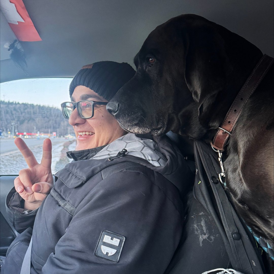 When you're riding shotgun on a ride-along in B.C. and the real boss is right behind you. 🐶 🚗😂 Our Product Trainer Jordan hit the road in B.C. with Sales Rep Haley and her loyal co-pilot, Scout. Our teams grow stronger together through hands-on learning, shared expertise, and