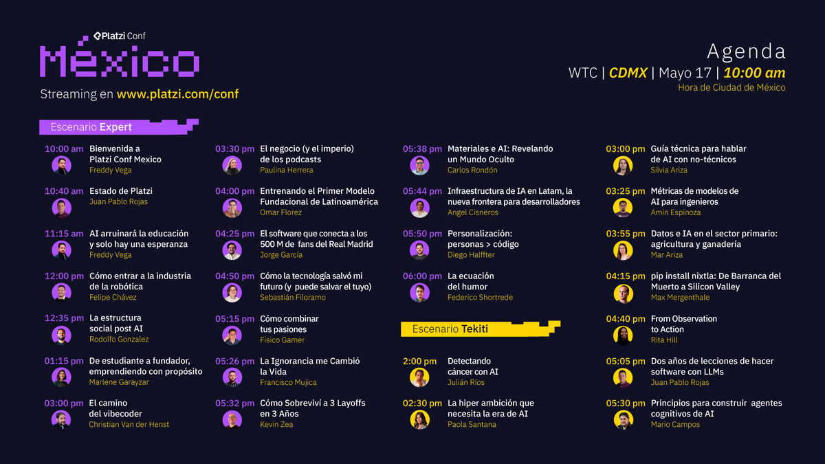SandraMadiedoRu's tweet photo. Yo asisto a #PlatziConf  online y la energía de la comunidad, speakers es como si estuviera en México o Colombia 💚

Este sábado desde las 10 a.m  (Hora de México) tú puedes ser parte: únete virtual, haz conexiones que transformarán tu carrera. https://t.co/fcw4fLxI6M