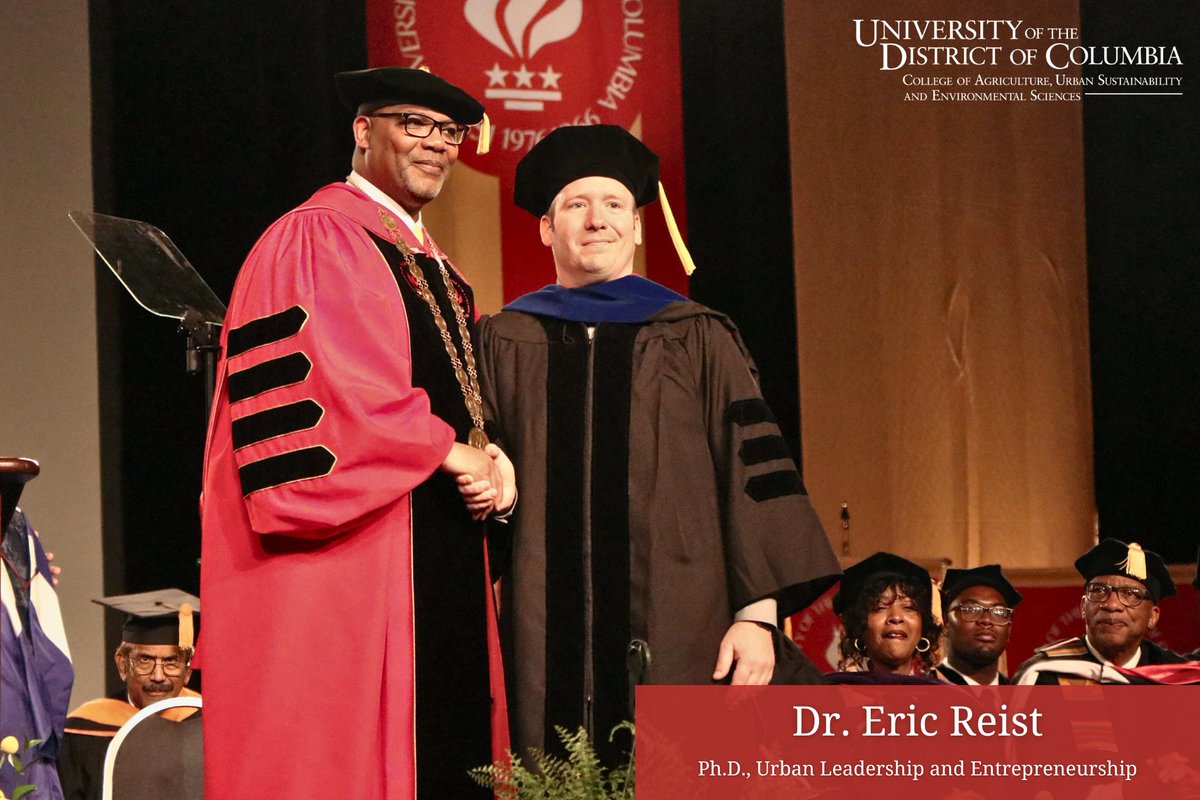 Congrats to the #UDCCAUSES Class of 2025! 🎓💚 Your journey toward a more sustainable, equitable world is just beginning. Your CAUSES roots run deep—keep growing, leading &amp; making a difference! 🌱 #UDC1851 #HBCUGrad