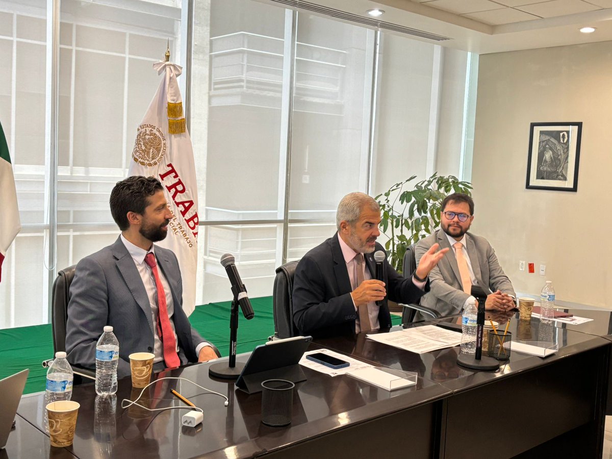 Hoy sostuvimos sesión informativa sobre la 113 Conferencia Internacional del Trabajo #CIT2025. La <a href="/STPS_mx/">STPS México</a>  fungió como institución anfitriona y contamos con la participación de <a href="/CONCAMIN/">CONCAMIN</a>, <a href="/Coparmex/">Coparmex Nacional</a>, <a href="/CTM_MX/">CTM Nacional</a>, <a href="/CROC_Nacional/">CROC</a>, #CROM, <a href="/UNT_mx/">UNT</a>, entre otras organizaciones. 
<a href="/ilo/">International Labour Organization</a>