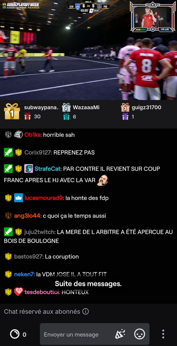 mathlamenaceee's tweet image. #KingsLeaguefrance @PFut10 tu pourras faire un tri dans ton chat je pense