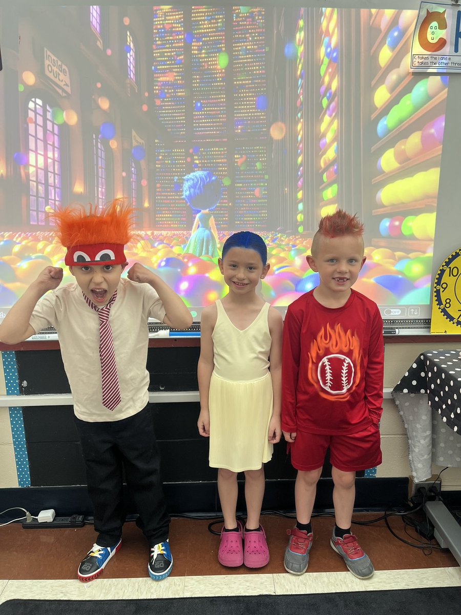 SchoolLonsdale's tweet photo. Lonsdale LIONS are celebrating Mental Health Awareness by embracing their Inside Out characters! A fun spirit day reminding everyone that all feelings matter ❤️🩹🦁
#MentalHealthAwareness #InsideOutDay #LonsdaleLions https://t.co/Y8lxY6Aveu