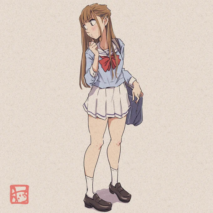 #部活をがんばる女の子 シリーズ「弓道」 