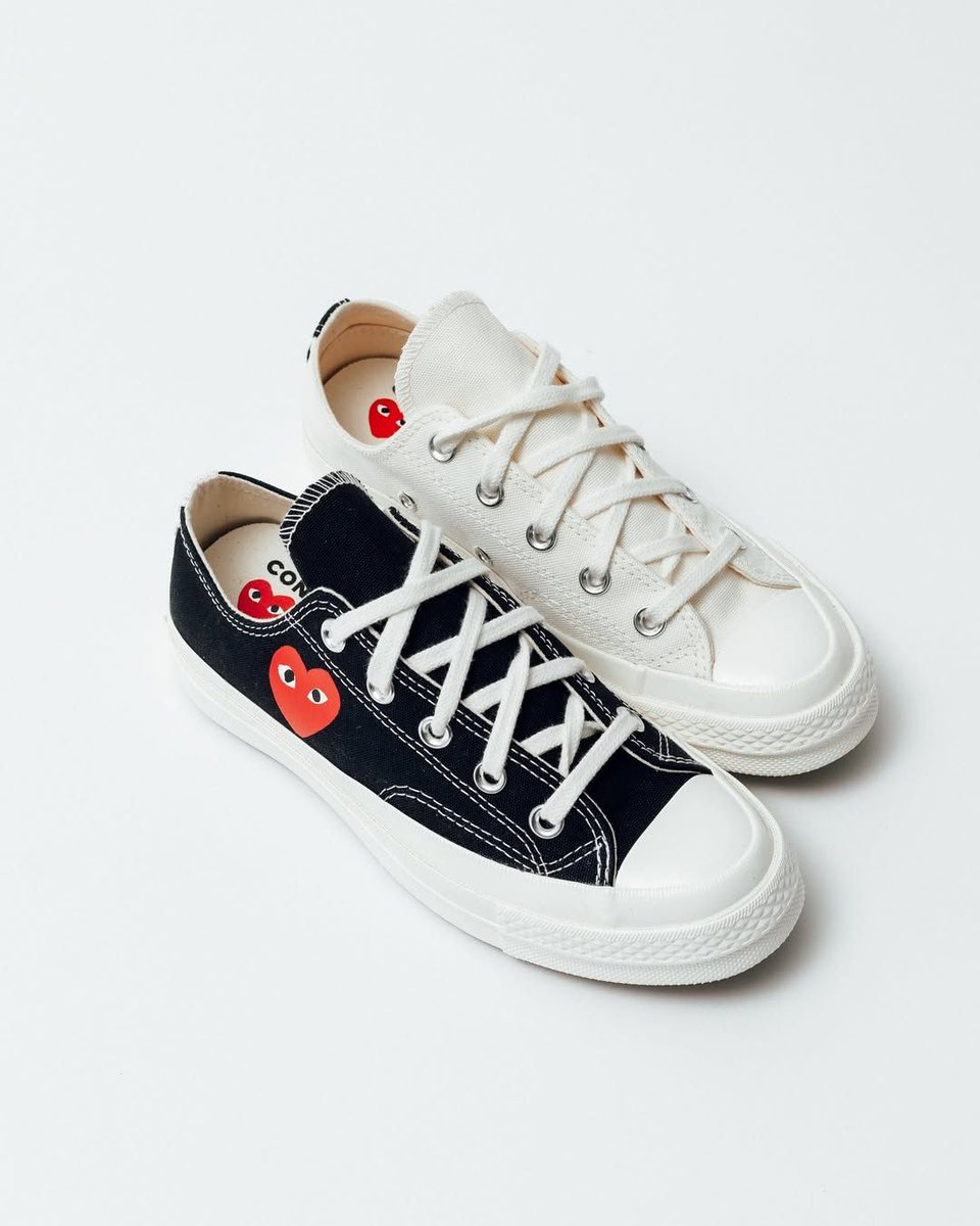 Comme des Garçons PLAY x Converse Collection on sale for 40% in cart

jfk.link/3S2Waql