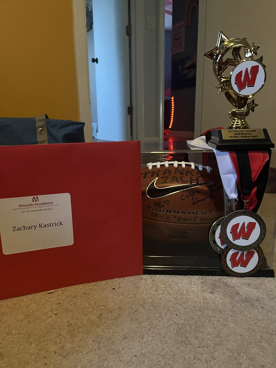 Zachary (@zacharykas02) on Twitter photo Journalism awards night was a success. Was honored to receive the Mundy Family Scholarship, a couple other awards from this school year and got a really cool football signed by <a href="/WHS_WarriorFB/">Omaha Westside Warrior Football</a> as an appreciation for all the streams. So exciting to see it all come together so well. Journalism awards night was a success. Was honored to receive the Mundy Family Scholarship, a couple other awards from this school year and got a really cool football signed by <a href="/WHS_WarriorFB/">Omaha Westside Warrior Football</a> as an appreciation for all the streams. So exciting to see it all come together so well.