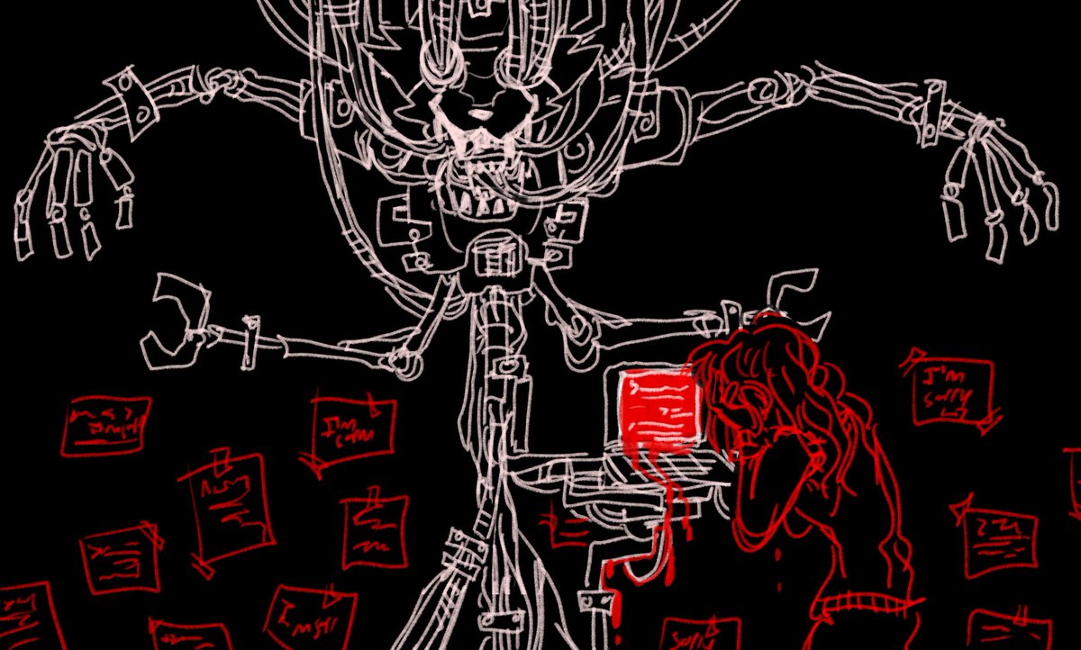 The mimic/storyteller endings 
#FNAF #SOTM