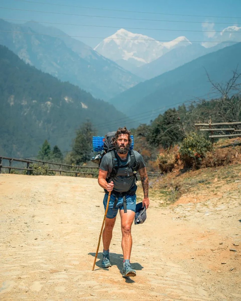 If you dream , you can do it. Mitch Hutchcraft swam the 21 miles of the Channel from Dover, cycled 7,456 miles from Europe to Digha in India.
He then ran 559 miles to Kathmandu in Nepal, before starting his 223-mile trek to Everest basecamp.  savsim.org/post/mission-c…