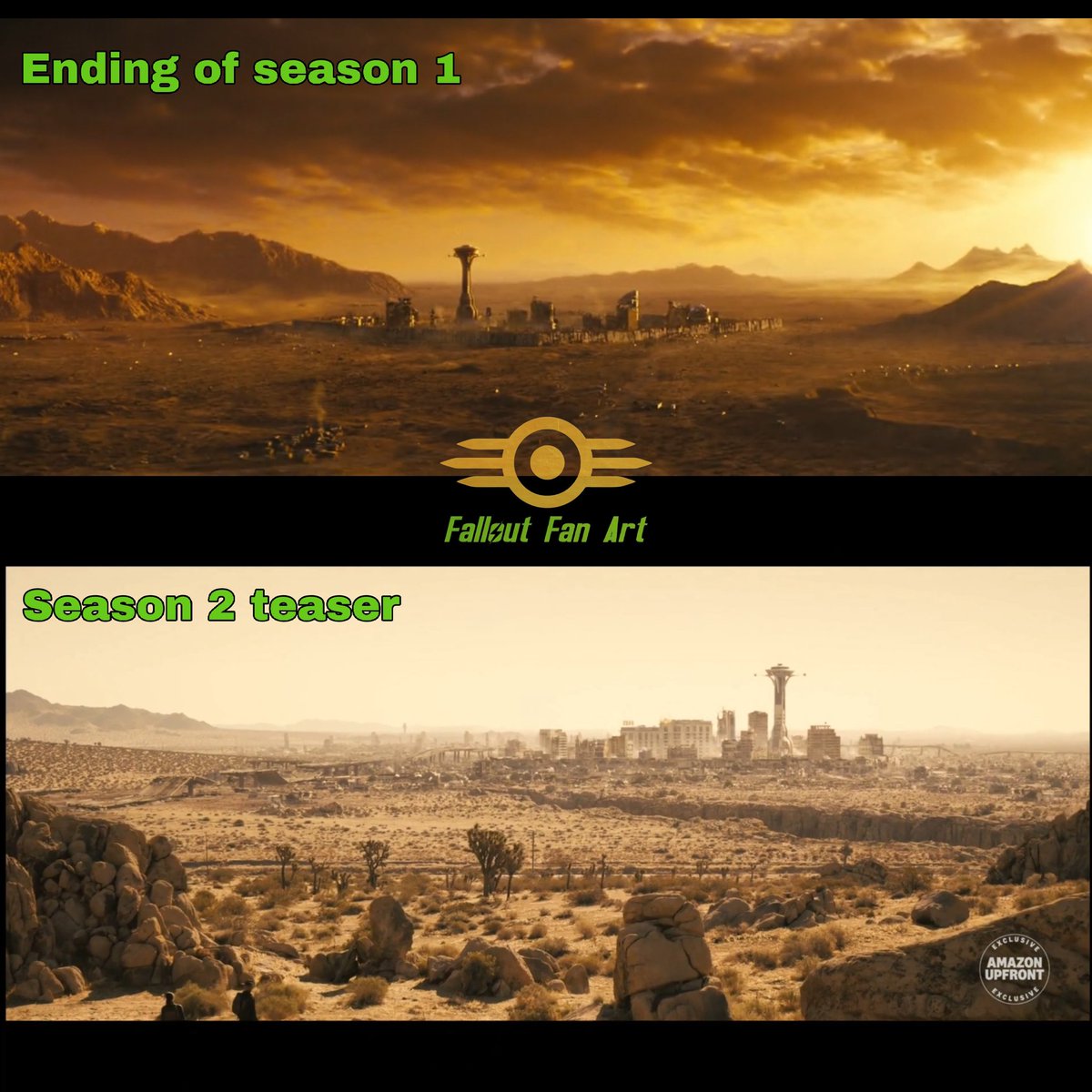 Looks like they made some changes to the city 🤔
#FalloutSeason2