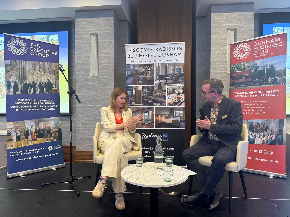 Sally__D's tweet photo. Thanks to @Durham_Business for the opportunity to speak at @RadissonBlu Durham re: the work of team @durhamfringe to grow &amp; develop the festival, as we enter our fifth year. In great company with @KiMcGuinness &amp; @soult - NE needs this new energy, Greater North collab &amp; more devo https://t.co/uKLDBsClmR