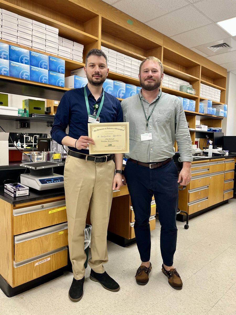 Kostas was also the recipient of an award recognizing his outstanding talk - proud mentor!