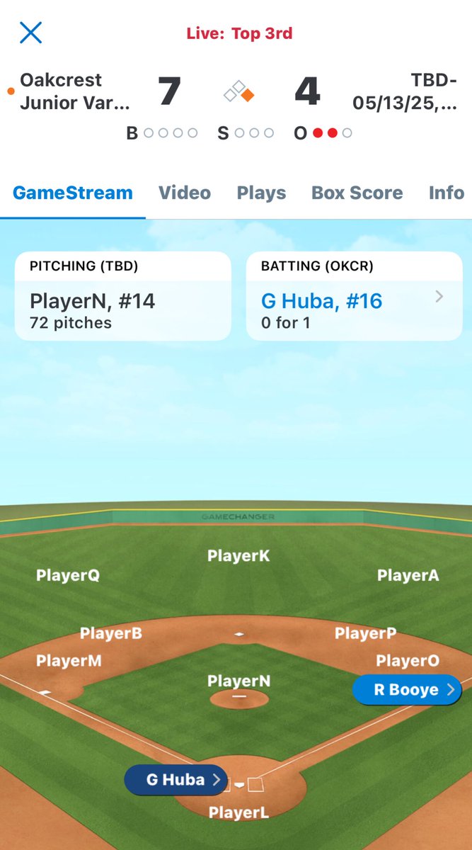 Nicholas Huba (@acpresshuba) on Twitter photo Nothing is more stressful than watching your kid’s game on <a href="/GetGameChanger/">GameChanger</a> that stress goes through the roof when he takes the mount. Nothing is more stressful than watching your kid’s game on <a href="/GetGameChanger/">GameChanger</a> that stress goes through the roof when he takes the mount.