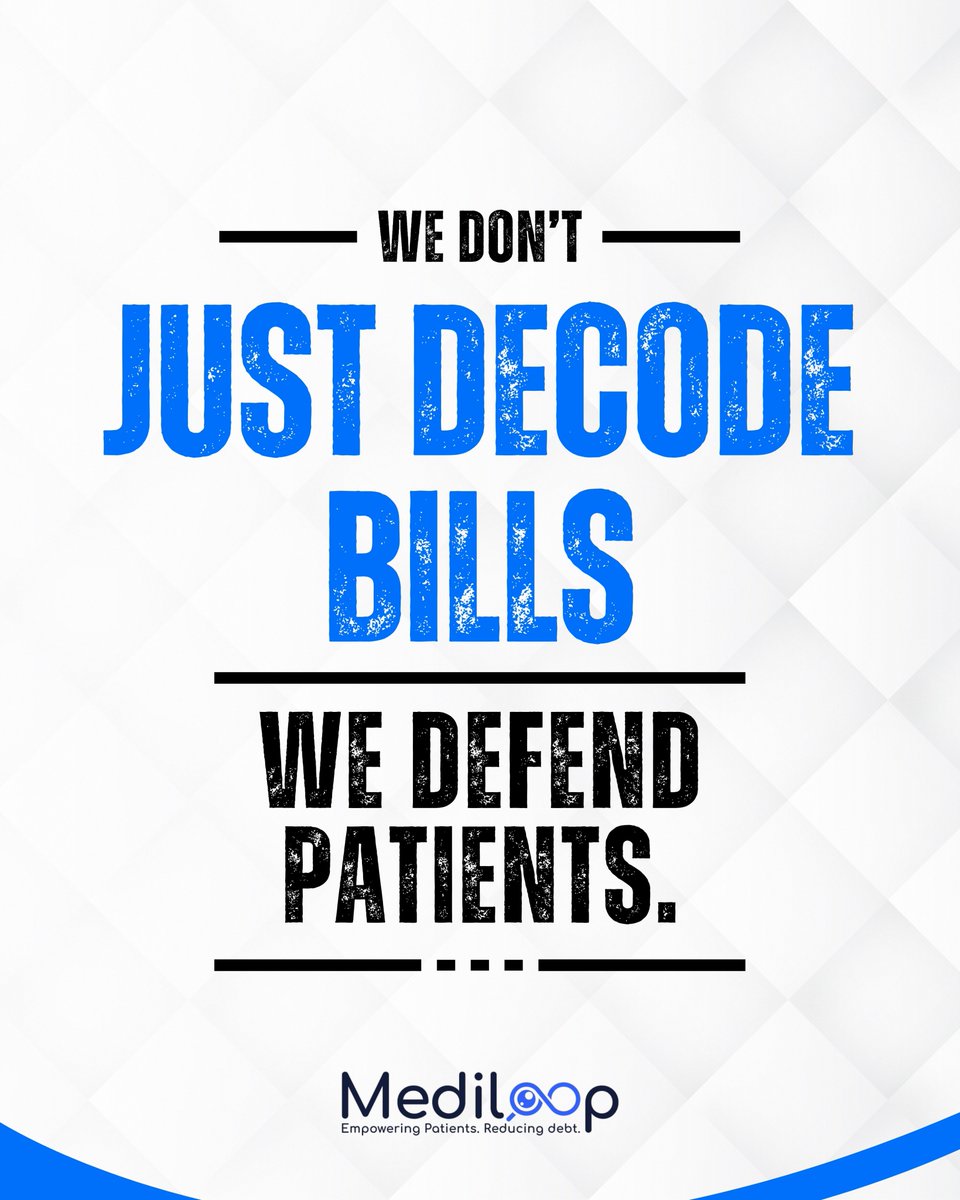 medi_loop's tweet image. This is more than AI. It’s advocacy. Because behind every bill is a person who deserves fairness.

#Empowerment #TechForJustice #MedicalAdvocacy #BillingSupport #MediLoop