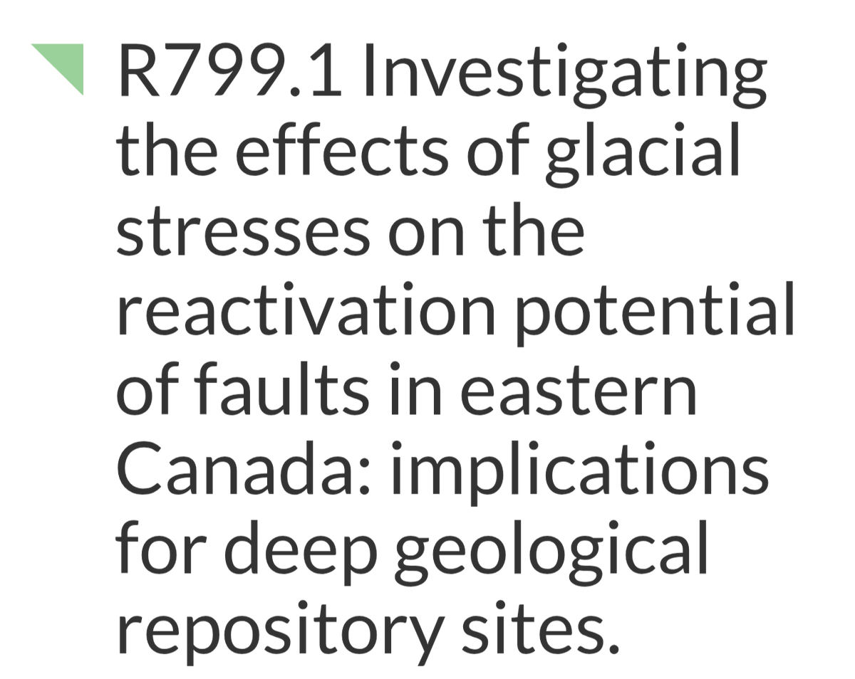 Jeremy Rimando, PhD, PGeo (@jeremymrimando) on Twitter photo The <a href="/CNSC_CCSN/">Canadian Nuclear Safety Commission</a> is seeking proposals from qualified researchers to investigate the effects of glacial stresses on the reactivation potential of faults near a proposed deep geological repository site in Canada. RFP link here: canadabuys.canada.ca/en/tender-oppo… The <a href="/CNSC_CCSN/">Canadian Nuclear Safety Commission</a> is seeking proposals from qualified researchers to investigate the effects of glacial stresses on the reactivation potential of faults near a proposed deep geological repository site in Canada. RFP link here: canadabuys.canada.ca/en/tender-oppo…