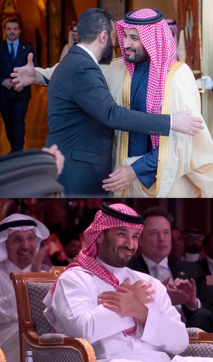 2nd_Ageel's tweet image. (أبا سلمانَ) يا فخرَ الأنامِ
نثَرتَ البِشْرَ في أرض الشَّآمِ
ففاح الياسمينُ من الكفوف
وشَعَّ النورُ من عزم الهُمامِ
فأنت السيفُ إن حَمِيَتْ خُطوبُ
وأنت العدلُ في يوم الخِصامِ
حمى الرحمنُ دربكَ كل يومٍ
وزادكَ من سَناهُ على الدوامِ
#عقيل_كريم
#رمز_العرب…