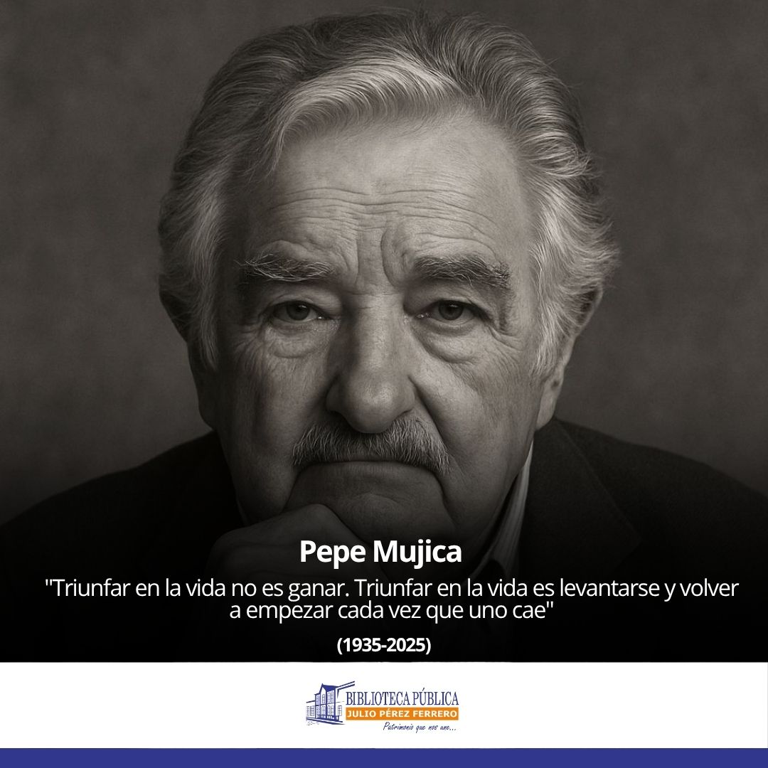Hoy el mundo pierde a un hombre sencillo, sabio y profundamente humano.🕊️

Despedimos con gratitud y respeto al expresidente Pepe Mujica, símbolo de coherencia, humildad y lucha por la justicia social.

#PepeMujica #LegadoVivo #PalabrasQueMarcan #BiblioCúcuta .