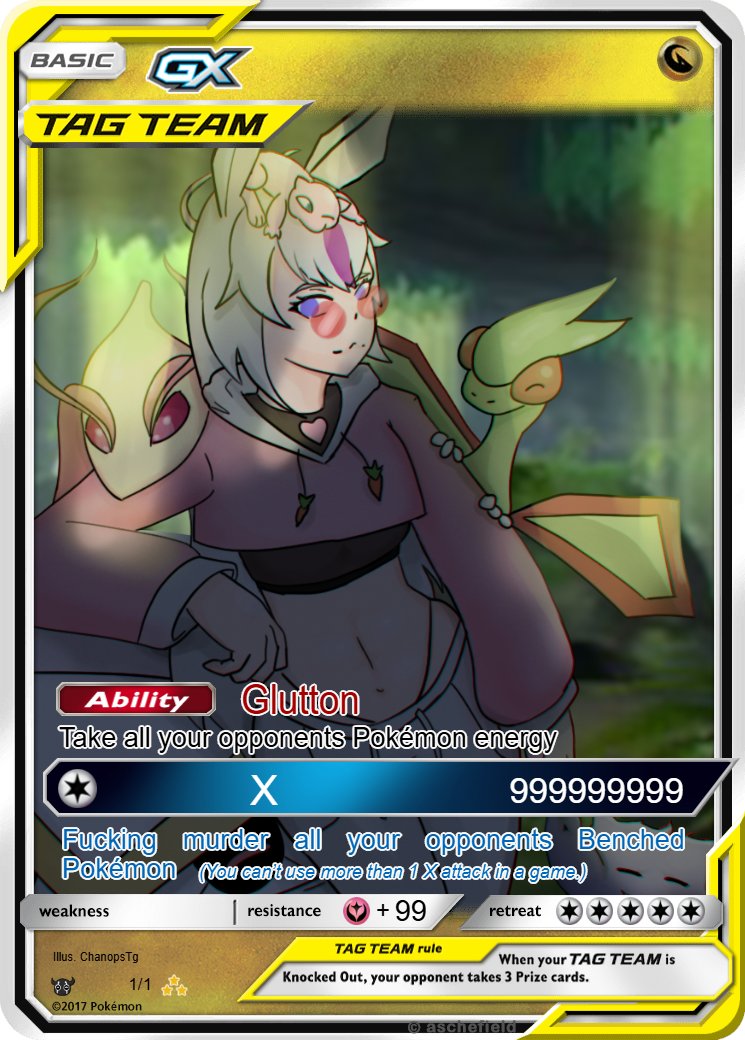 ChanopsT's tweet image. Some art I made of @Rabbit_hug Pokémon Dream team ( alakazam is missing because i could not get him to fit sorry T^T) I also made a few joke cards for the meme