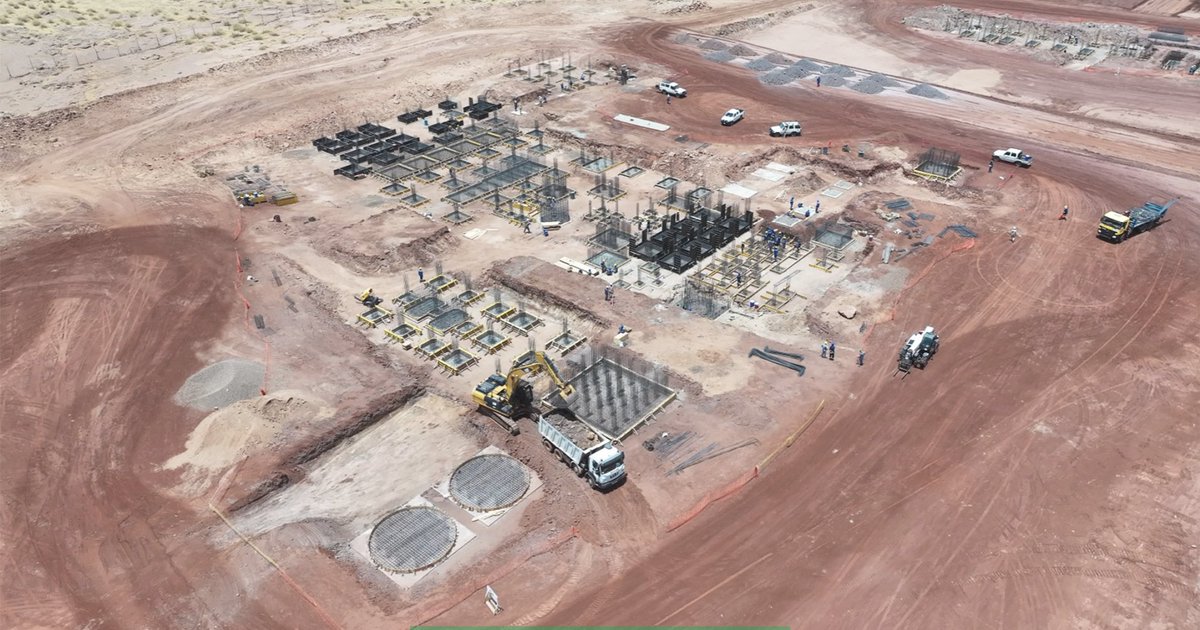 Global Atomic Corporation (@atomiccorp) on Twitter photo Q1 2025: Earthworks and civil works at the Dasa #Uranium Project are advancing and process plant components continue to arrive on site. The Turkish JV is expected to perform strongly in 2025 as activity at area steel mills has returned to pre-Covid levels. globalatomiccorp.com/investors/news… Q1 2025: Earthworks and civil works at the Dasa #Uranium Project are advancing and process plant components continue to arrive on site. The Turkish JV is expected to perform strongly in 2025 as activity at area steel mills has returned to pre-Covid levels. globalatomiccorp.com/investors/news…