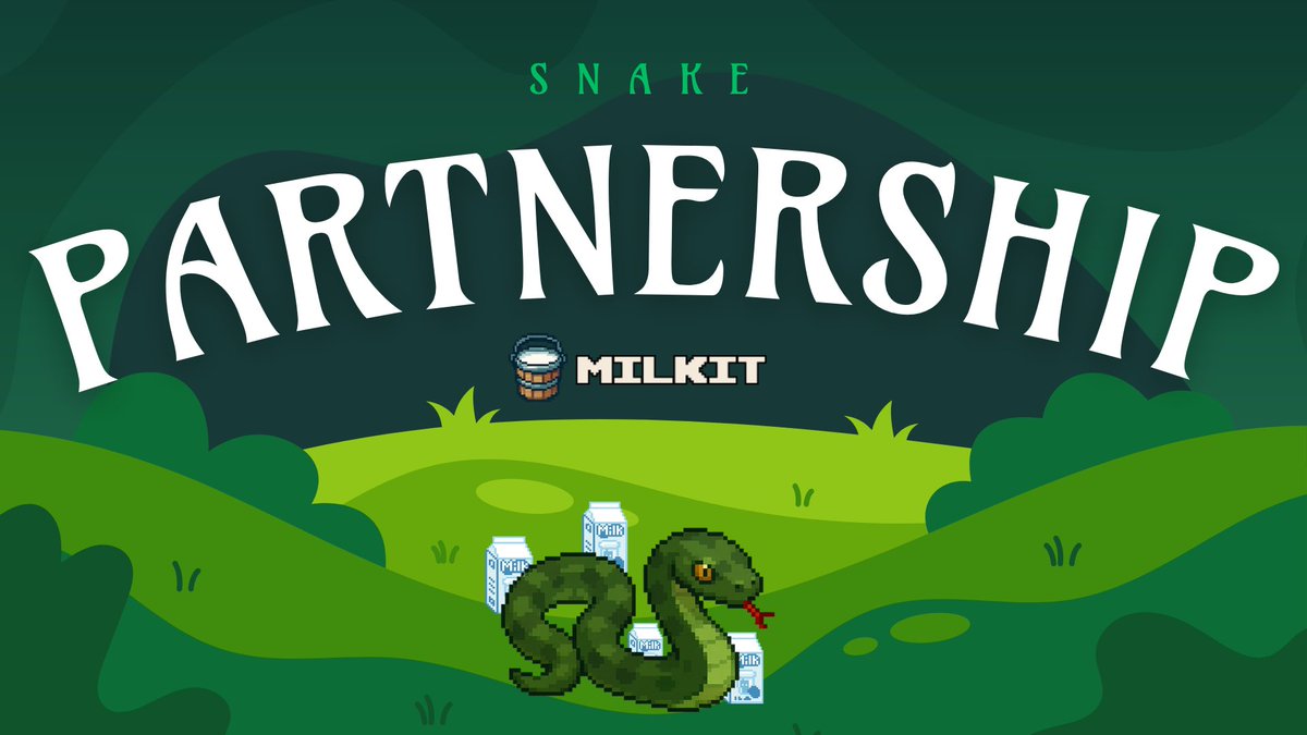 The <a href="/MilkItFinance/">MilkIt</a> team will be doing a giveaway of 50 $MILK;

All that’s required is to ensure users are following both <a href="/SnakeOnSonic/">Snake Finance</a> &amp; <a href="/MilkItFinance/">MilkIt</a> 

5 users will receive 10 $MILK each