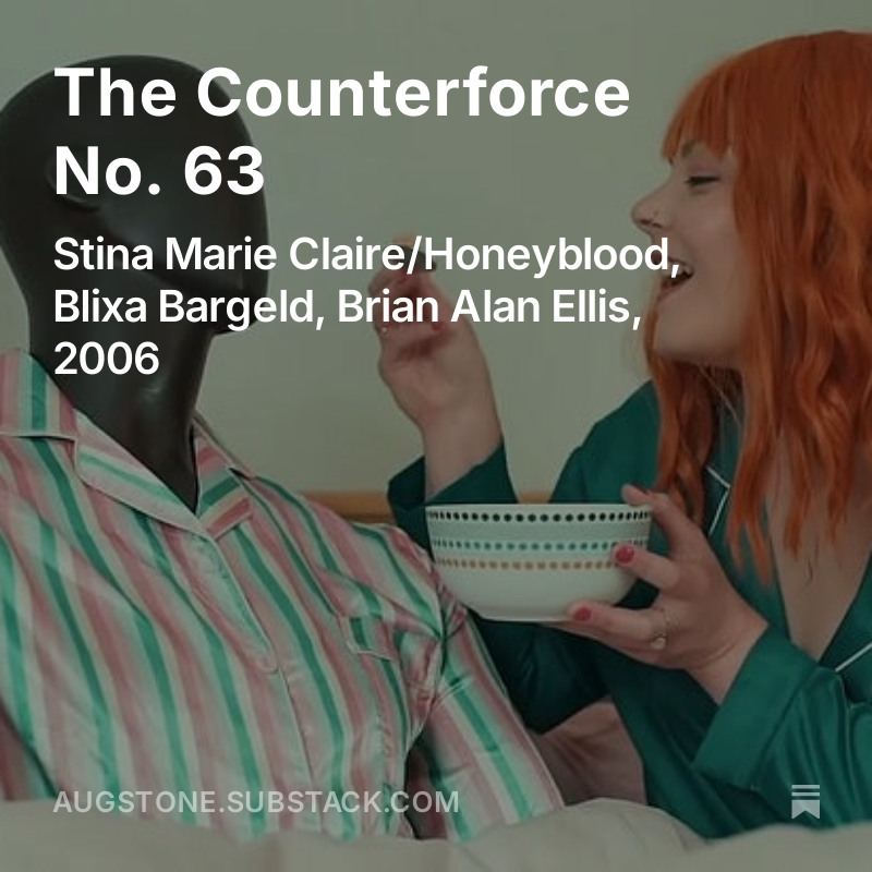 Aug Stone (@augstone) on Twitter photo New Counterforce is up. Lots of great songs and a few ace books
<a href="/yumhoneyblood/">𝐻𝑂𝑁𝐸𝑌𝐵𝐿𝑂𝑂𝐷</a> <a href="/brianalanellis/">Depressed Writer Asshole</a> <a href="/_contramundum_/">Contra Mundum Press</a>
augstone.substack.com/p/the-counterf… New Counterforce is up. Lots of great songs and a few ace books
<a href="/yumhoneyblood/">𝐻𝑂𝑁𝐸𝑌𝐵𝐿𝑂𝑂𝐷</a> <a href="/brianalanellis/">Depressed Writer Asshole</a> <a href="/_contramundum_/">Contra Mundum Press</a>
augstone.substack.com/p/the-counterf…
