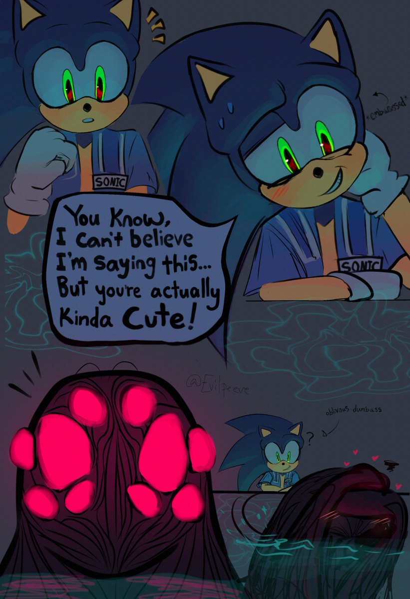 evilpeeve's tweet photo. Six days apart glow up I dunno what happened ya’lls😭
maybe my artblock has ceased 😼🙏
#Sonadow 
art inspired from this fic:  https://t.co/vO0Vm3xc3K https://t.co/MCBceGIwEz