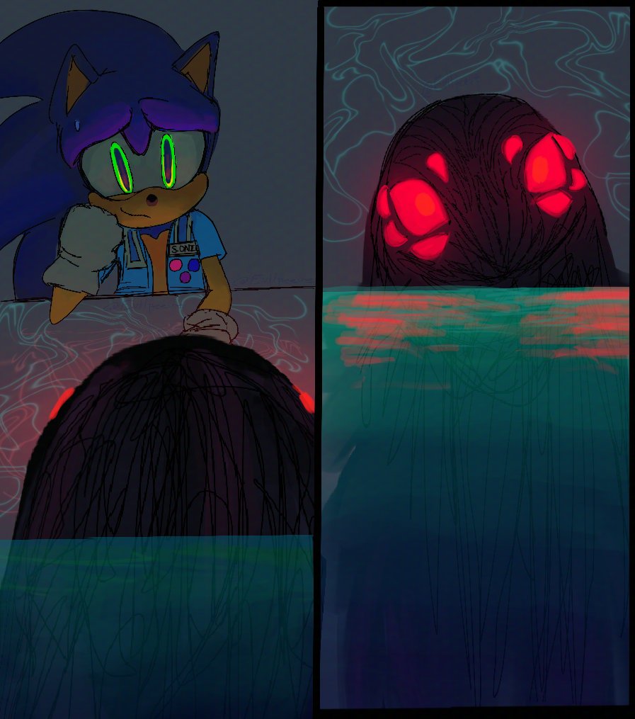 evilpeeve's tweet photo. Six days apart glow up I dunno what happened ya’lls😭
maybe my artblock has ceased 😼🙏
#Sonadow 
art inspired from this fic:  https://t.co/vO0Vm3xc3K https://t.co/MCBceGIwEz