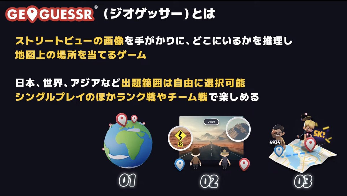 atsu777_'s tweet photo. おつホロゲッサー!
念願のGeoGuessr案件配信おめでとう🎉
いつも布教活動してるあずきちの愛が公式まで届いてこの機会に繋がると思うと感慨深いよね…
あずきち先生のわかりやすい説明でGeoGuessrの魅力を伝わりつつ、3人でゲスして楽しそうで何より☺️
自分もやってみるか…
#あずきんち
#HOLOGUESSR https://t.co/w10ZLMSC01