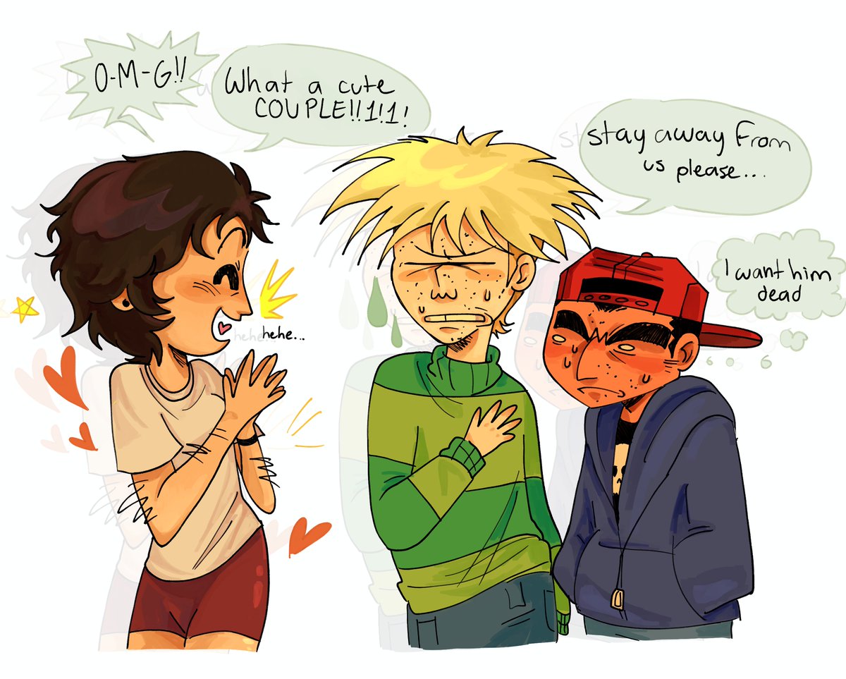 FrancisPattel's tweet photo. I'm feeling like shit so I drew this thing at school bc i hate it there #peterjer #petedinunzio #jerrystokes #theelt https://t.co/IsFQFVXRbU