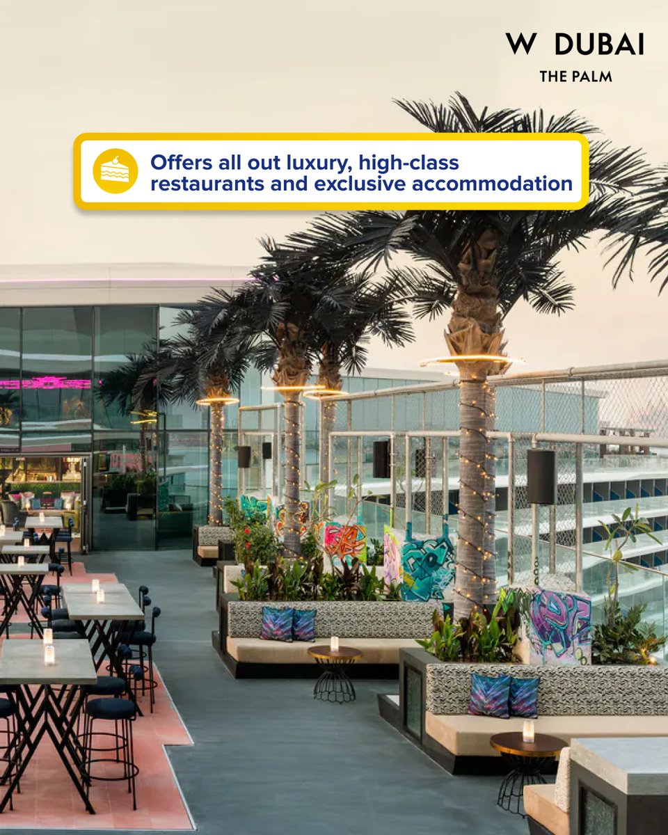 A dreamy 5-star hotel set right on a private beach on the iconic island of Palm Jumeirah 🥰