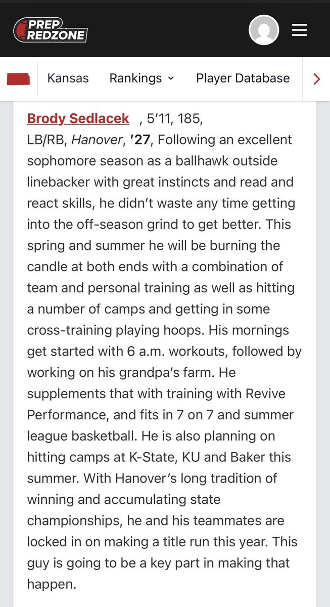 <a href="/SchumannKegan/">Kegan Schumann</a> <a href="/spedbraet/">Taylor Braet</a> <a href="/PrepRedzoneKS/">Prep Redzone Kansas</a> <a href="/RyderSedlacek/">Ryder Sedlacek</a> <a href="/HHSWildcatFB/">Hanover Football</a> <a href="/CoachSvarczkopf/">Greg Svarczkopf</a> <a href="/MarketAthletes/">Market Athletes</a>