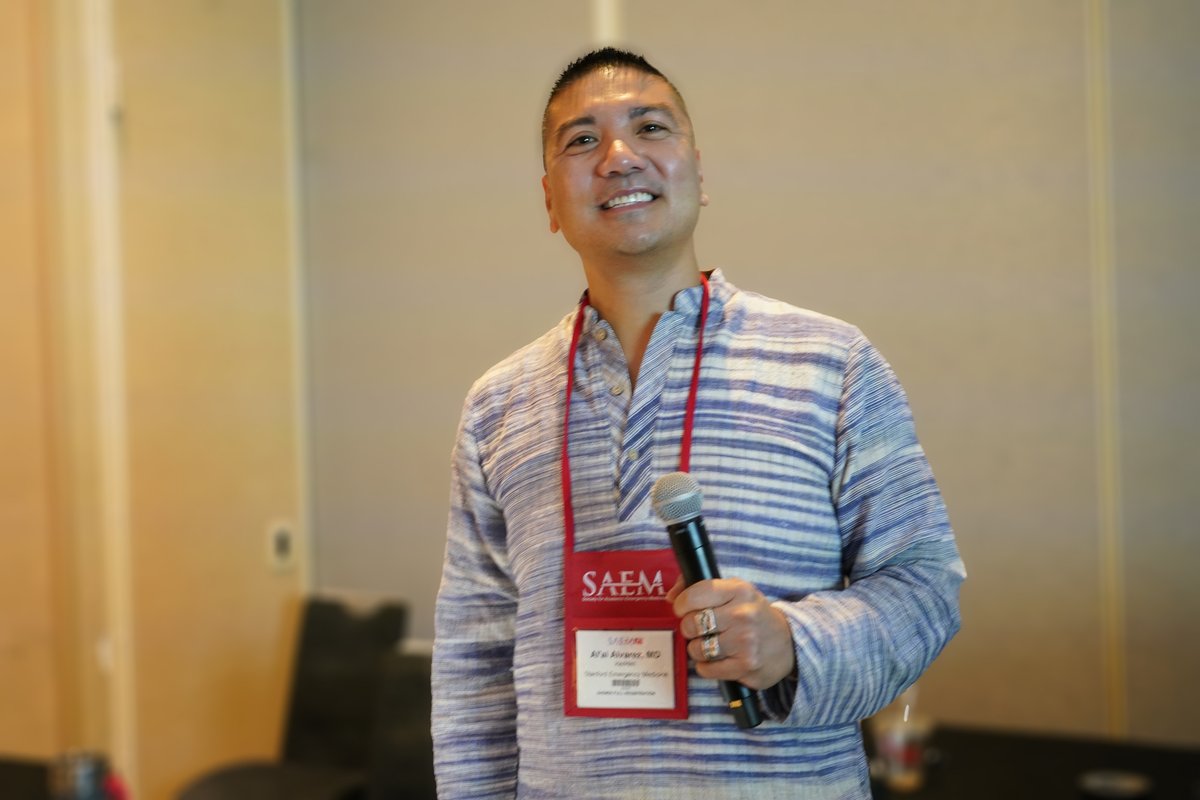 StanfordEM (@stanfordemed) on Twitter photo So excited to be at #SAEM25! A day full of learning, expert insights, and great conversations - looking forward to tomorrow!
<a href="/SAEMonline/">SAEM</a> <a href="/SAEM_RAMS/">SAEM RAMS</a>
<a href="/alvarezzzy/">aL'Ai alvarez, MD</a> <a href="/Blomkalns/">Andra Blomkalns, MD, MBA</a> <a href="/IndraniGDas/">Indrani Guzman Das</a> <a href="/gr8vision/">Italo Brown</a> So excited to be at #SAEM25! A day full of learning, expert insights, and great conversations - looking forward to tomorrow!
<a href="/SAEMonline/">SAEM</a> <a href="/SAEM_RAMS/">SAEM RAMS</a>
<a href="/alvarezzzy/">aL'Ai alvarez, MD</a> <a href="/Blomkalns/">Andra Blomkalns, MD, MBA</a> <a href="/IndraniGDas/">Indrani Guzman Das</a> <a href="/gr8vision/">Italo Brown</a>