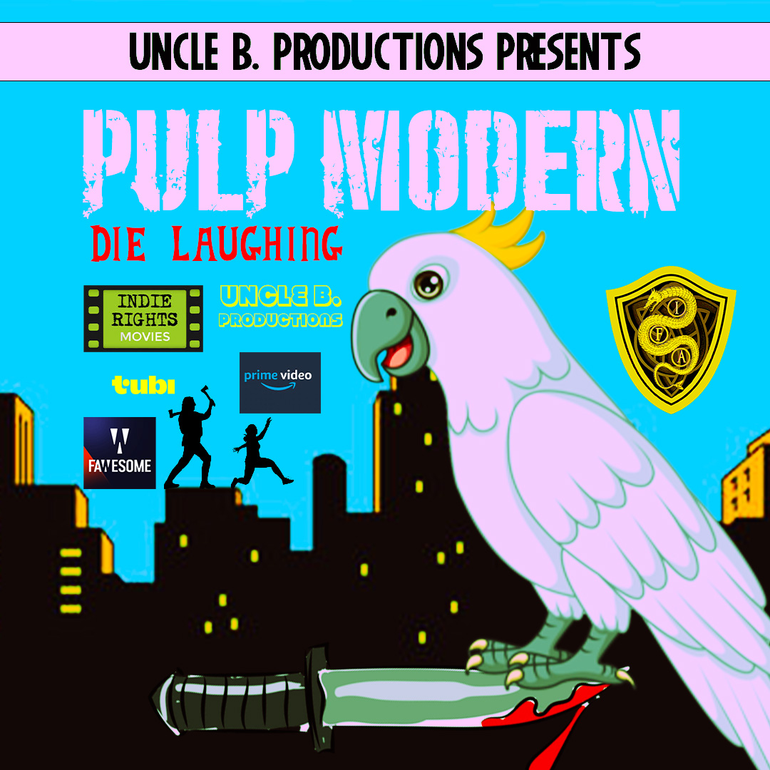 #Horror #HorrorMovies

Just a reminder--

Pulp Modern is now a motion picture.

Watch it at <a href="/Tubi/">Tubi</a> or <a href="/PrimeVideo/">Prime Video</a>