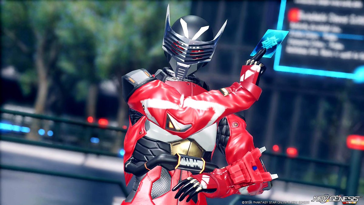 BureErupso2's tweet photo. #メンテの日なのでssを貼る
#PSO2NGS_SS 
#ブレ再現
仮面ライダー龍騎の再現になります！
S.H.Figuarts(真骨彫製法)楽しみです！ https://t.co/jqyZOiYKhu