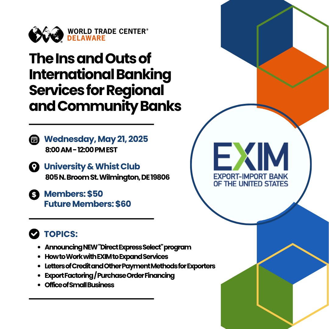 👍 Join us! The Ins and Outs of International Banking Services for Regional and Community Banks
.
🔗 conta.cc/3FakiED