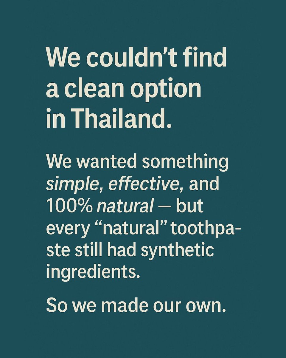 primalbasics's tweet image. Toothpaste isn’t the only way.
We created a natural tooth powder because most "clean" options weren’t truly clean.
No foam. No fillers. No plastic.
Just real ingredients your mouth actually needs.
🦷👇 #ToothPowder #NaturalOralCare #PrimalBasics