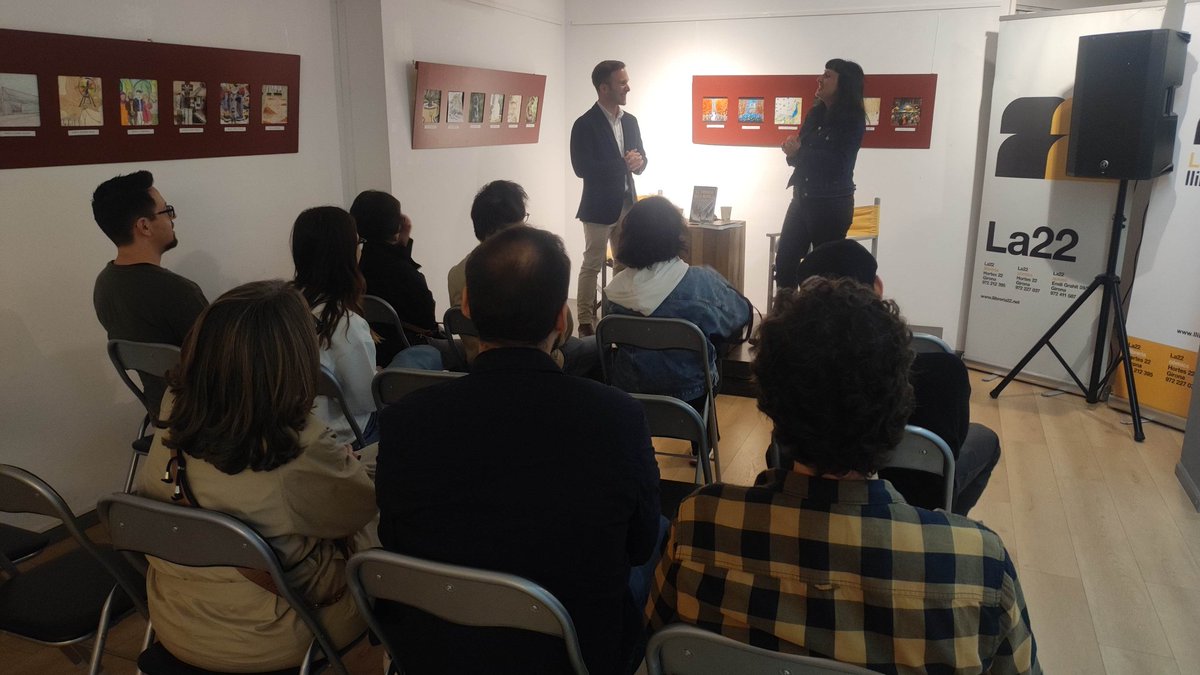 Aquesta tarda he viscut dins d'un somni a la meva presentació de Girona. I si encara no he despertat? Gràcies als que ho heu fet possible!