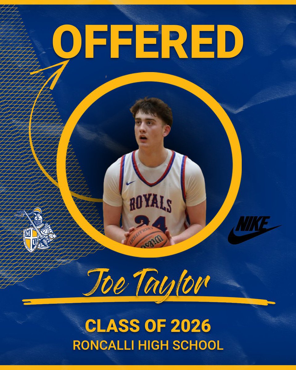 Joe Taylor (@joe_taylor24) on Twitter photo After a great conversation with <a href="/CoachToddHoward/">Todd Howard</a> and Coach Pat Knight I am blessed to receive an NAIA Crossroads offer from Marian University!!!
<a href="/RoncalliHoops/">Roncalli Basketball</a> <a href="/jaminwernke/">Jamin Wernke</a> <a href="/MarianMensBBall/">Marian Basketball</a> <a href="/_CoachMoses_/">Moses</a> <a href="/bobvaden30/">Robert Vaden</a> <a href="/nickhailey10/">Nick Hailey</a> <a href="/CultureCoachJ/">Jermale Owens</a> <a href="/IndianaEliteIE/">Indiana Elite Basketball</a> <a href="/d1Indianabb/">D1indiana</a> After a great conversation with <a href="/CoachToddHoward/">Todd Howard</a> and Coach Pat Knight I am blessed to receive an NAIA Crossroads offer from Marian University!!!
<a href="/RoncalliHoops/">Roncalli Basketball</a> <a href="/jaminwernke/">Jamin Wernke</a> <a href="/MarianMensBBall/">Marian Basketball</a> <a href="/_CoachMoses_/">Moses</a> <a href="/bobvaden30/">Robert Vaden</a> <a href="/nickhailey10/">Nick Hailey</a> <a href="/CultureCoachJ/">Jermale Owens</a> <a href="/IndianaEliteIE/">Indiana Elite Basketball</a> <a href="/d1Indianabb/">D1indiana</a>