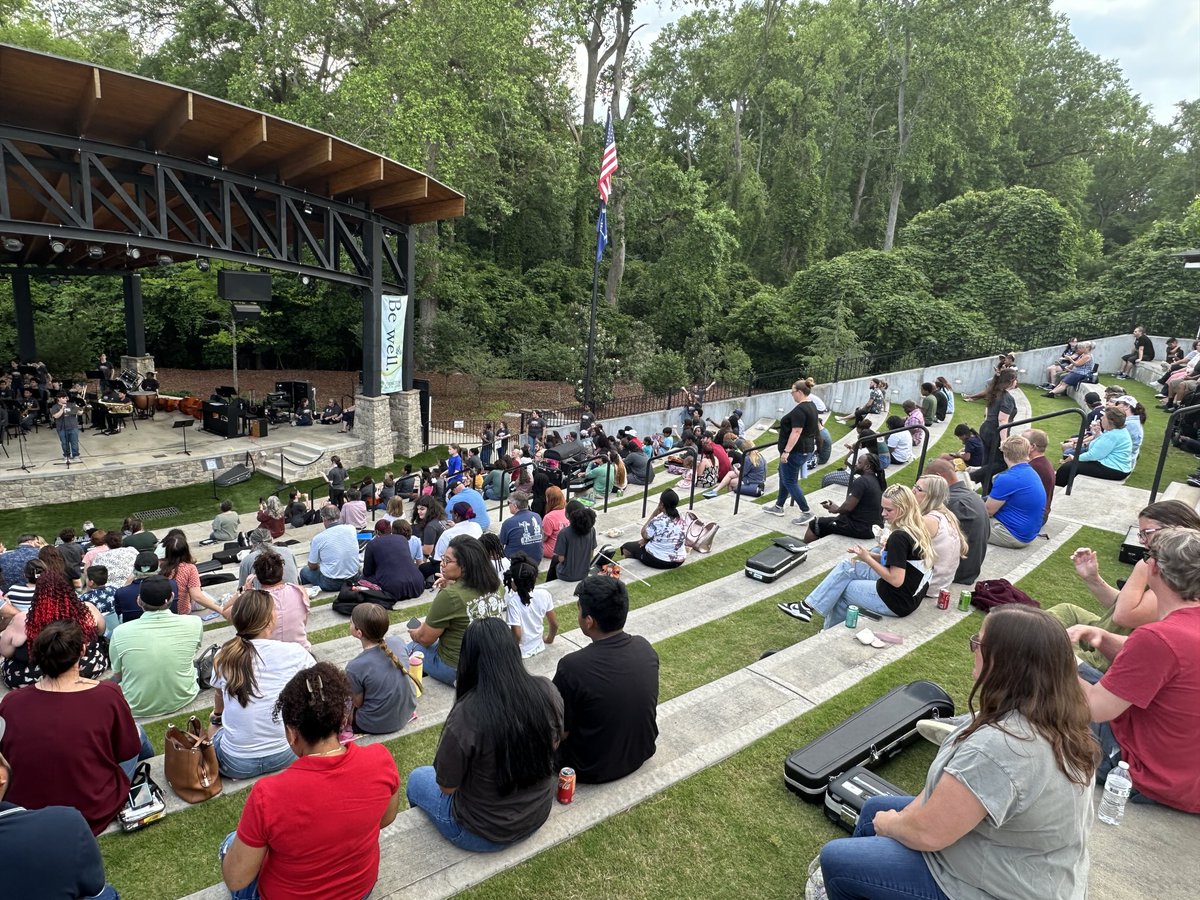 So proud of our kids performing at the amphitheater. #warhawksrule.