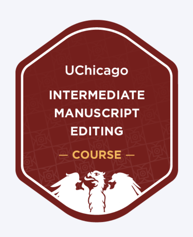 AmyIvan1's tweet photo. Moving on in the Editing Certificate Course. Yay! https://t.co/vl4DJZKhq6