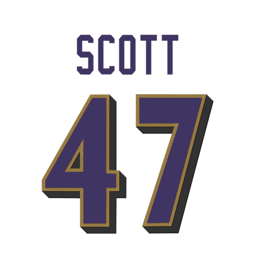 NFL Jersey Numbers (@nfl_jersey_num) on Twitter photo Baltimore Ravens FB Lucas Scott (<a href="/lucasscott46/">Lucas Scott</a>) is wearing number 47. Last assigned to Randen Plattner. #RavensFlock Baltimore Ravens FB Lucas Scott (<a href="/lucasscott46/">Lucas Scott</a>) is wearing number 47. Last assigned to Randen Plattner. #RavensFlock