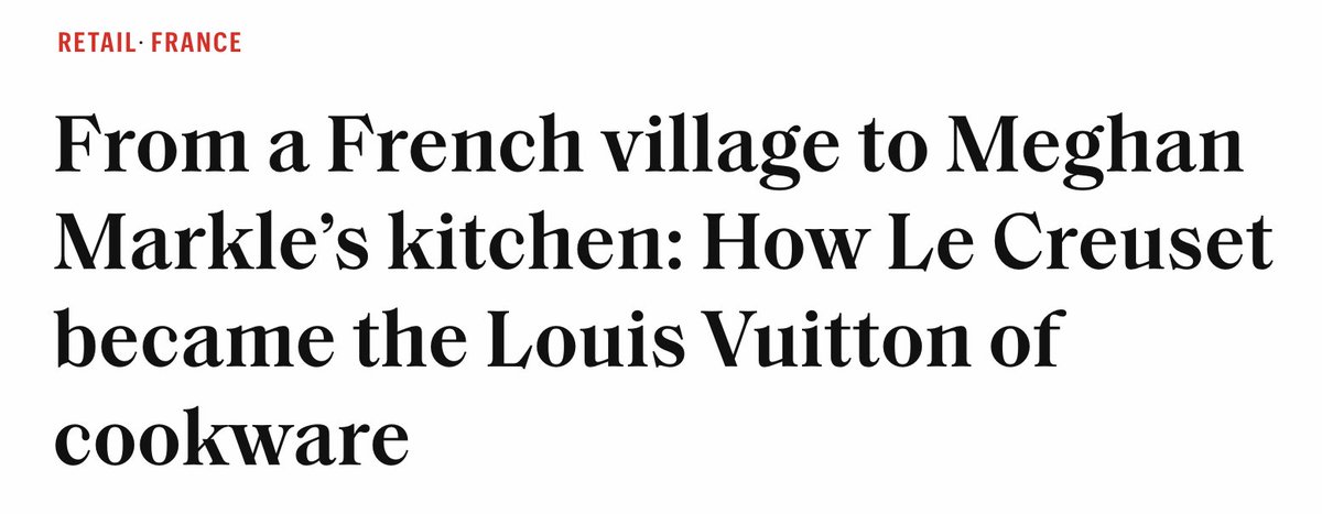 calling $160 dutch ovens "the Louis Vuitton of cookware" is crazy work